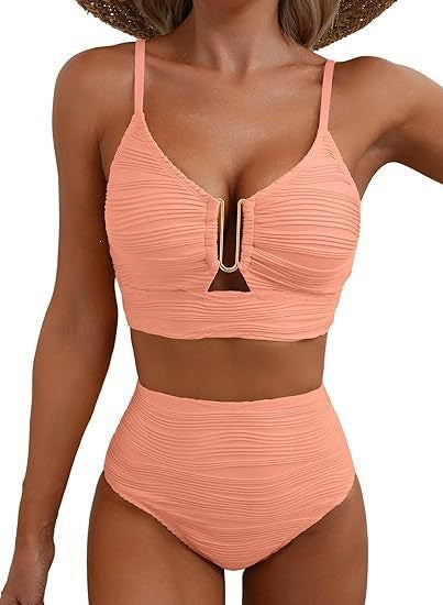 Ladies High-Cut Bikini with Ruffles StylebySassy
