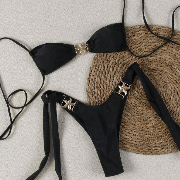 Women's Bikini Set with Elegant Bow Details StylebySassy