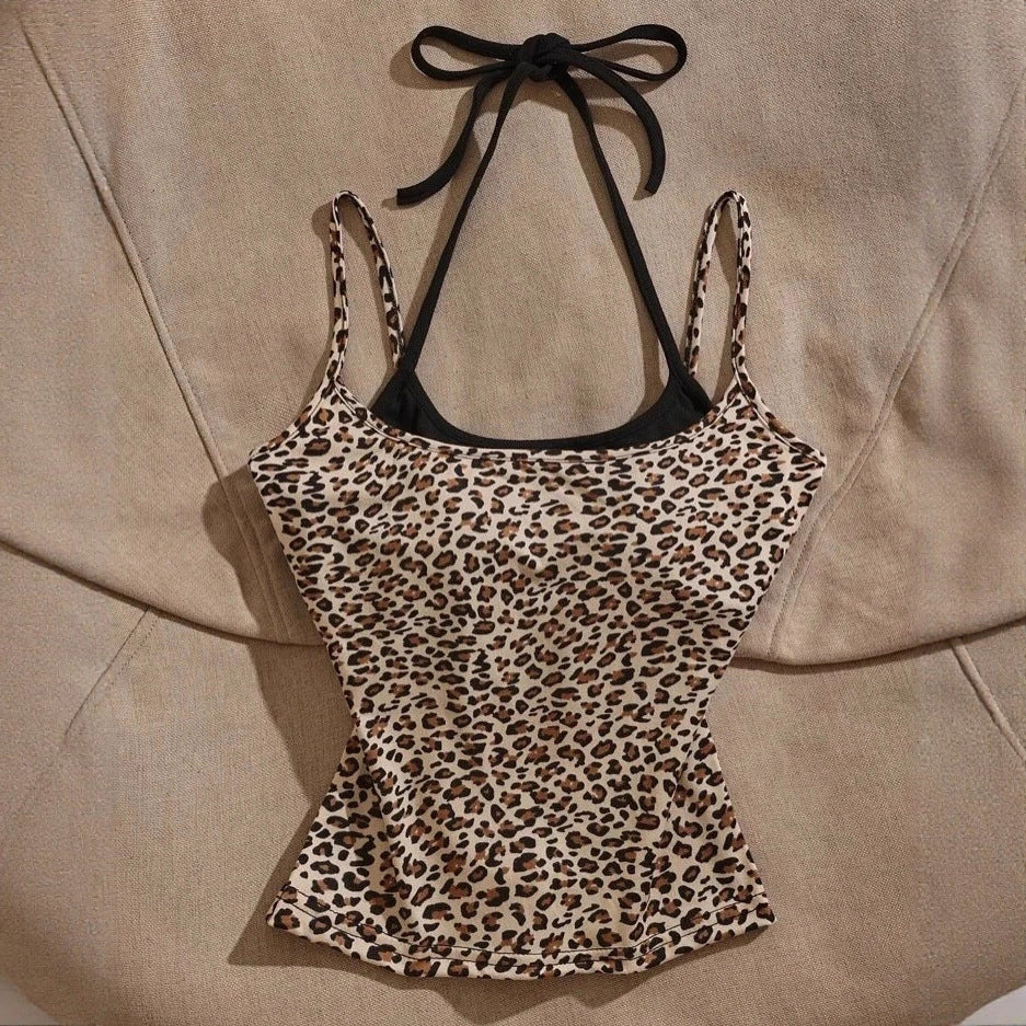 Women Lightweight Top with Leopard Print StylebySassy