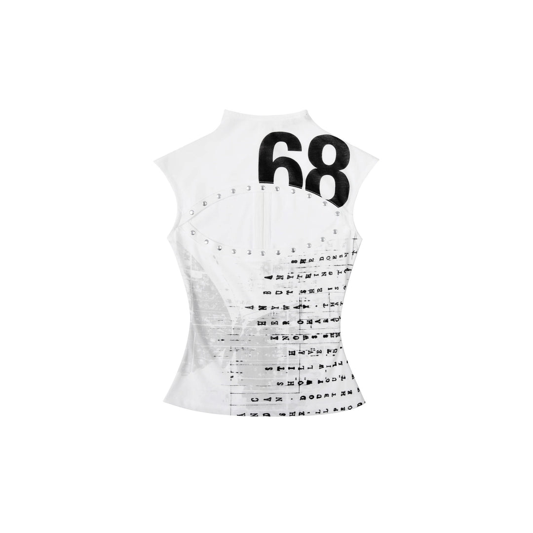 Women's Creative Tank Top with Graphic Print StylebySassy