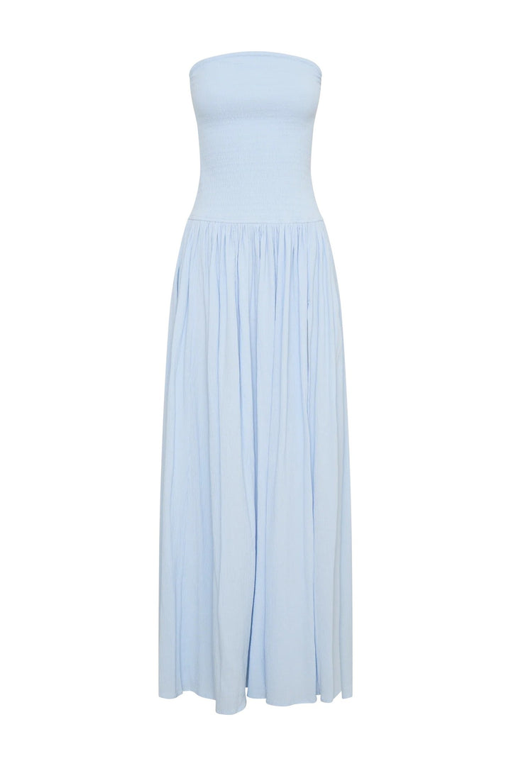 Women’s maxi dress with elastic bodice and flowing skirt StylebySassy