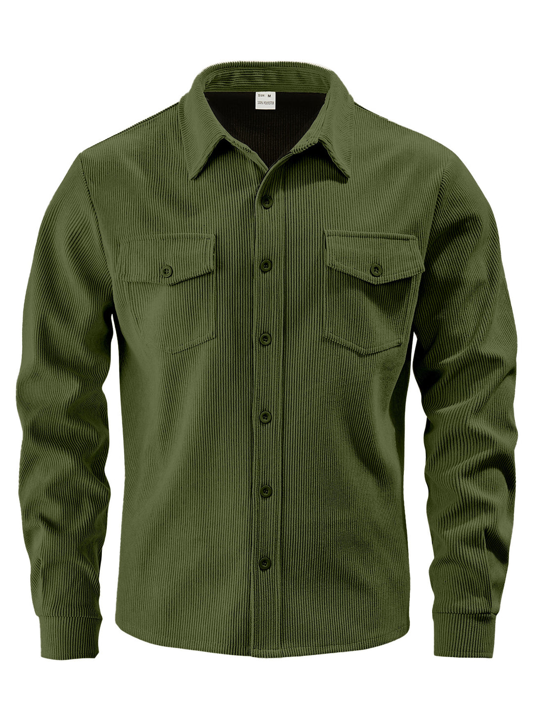 Men's cord jacket in the classic work jacket style with snap buttons and chest pockets StylebySassy
