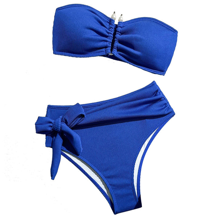 Women's Bandeau Bikini with Modern Wrap Waist StylebySassy