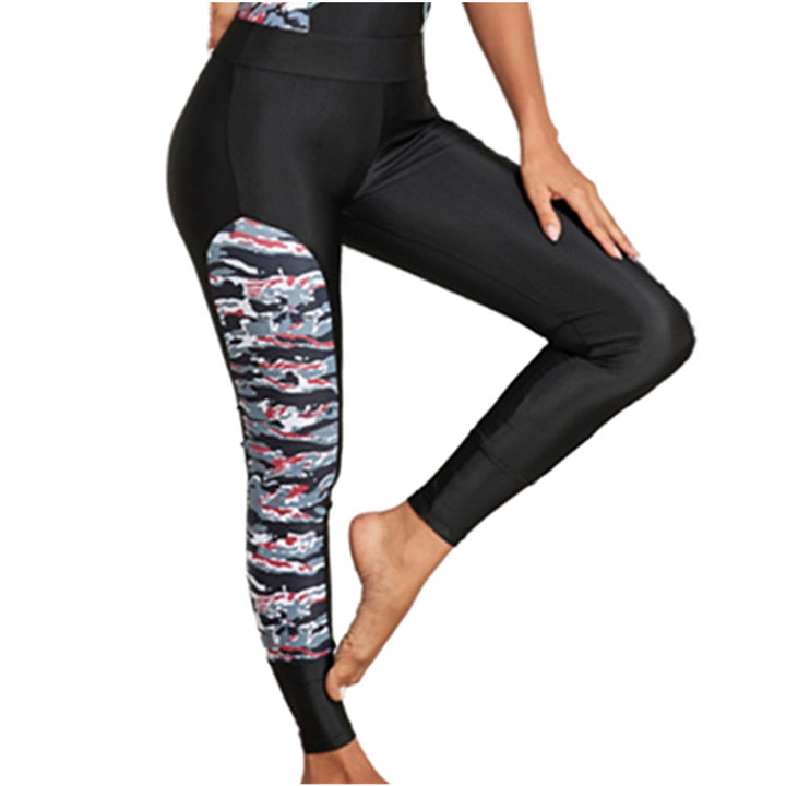 Ladies' surfing suit with fashionable camouflage patterns StylebySassy