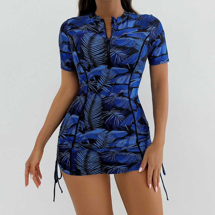 Women's surf and sports suit with zipper and adjustable waistband StylebySassy