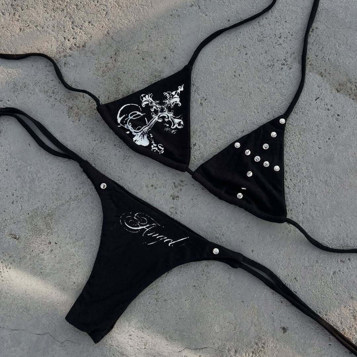 Women's bikini set with elaborate details and unique accents StylebySassy