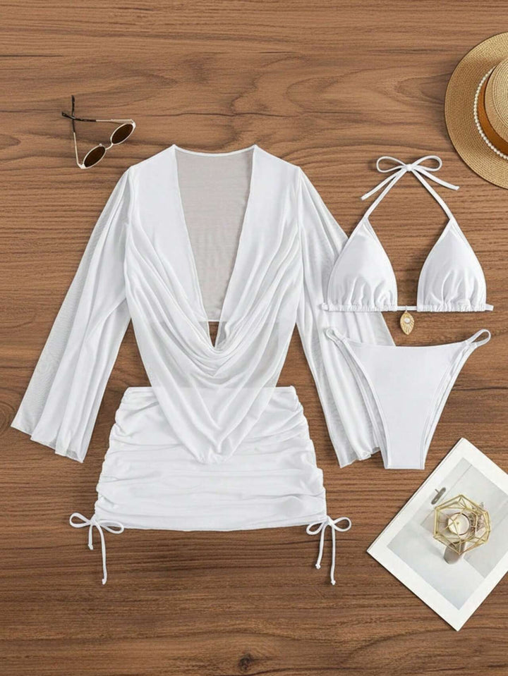 Ladies Bikini Set with elegant wrap top StylebySassy