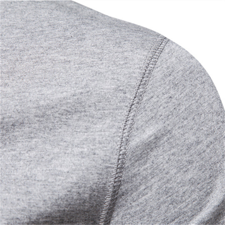Men's narrow cut short sleeve shirt with short button placket and ribbed collar made of cotton blend StylebySassy