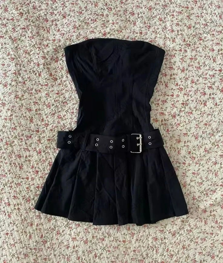 Women’s sheath dress with removable belt StylebySassy