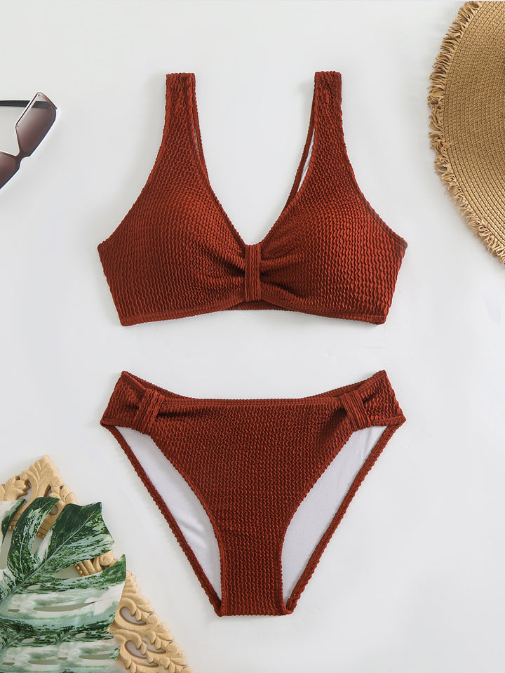 Women's Structured Bikini with Stylish Knot Detail StylebySassy