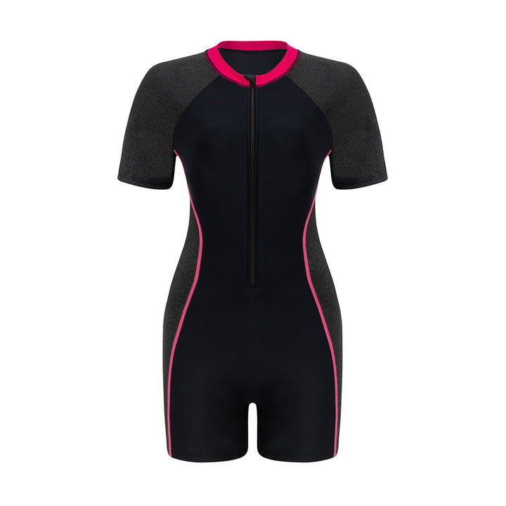 Women’s Sporty Short Sleeve Swim Suit StylebySassy