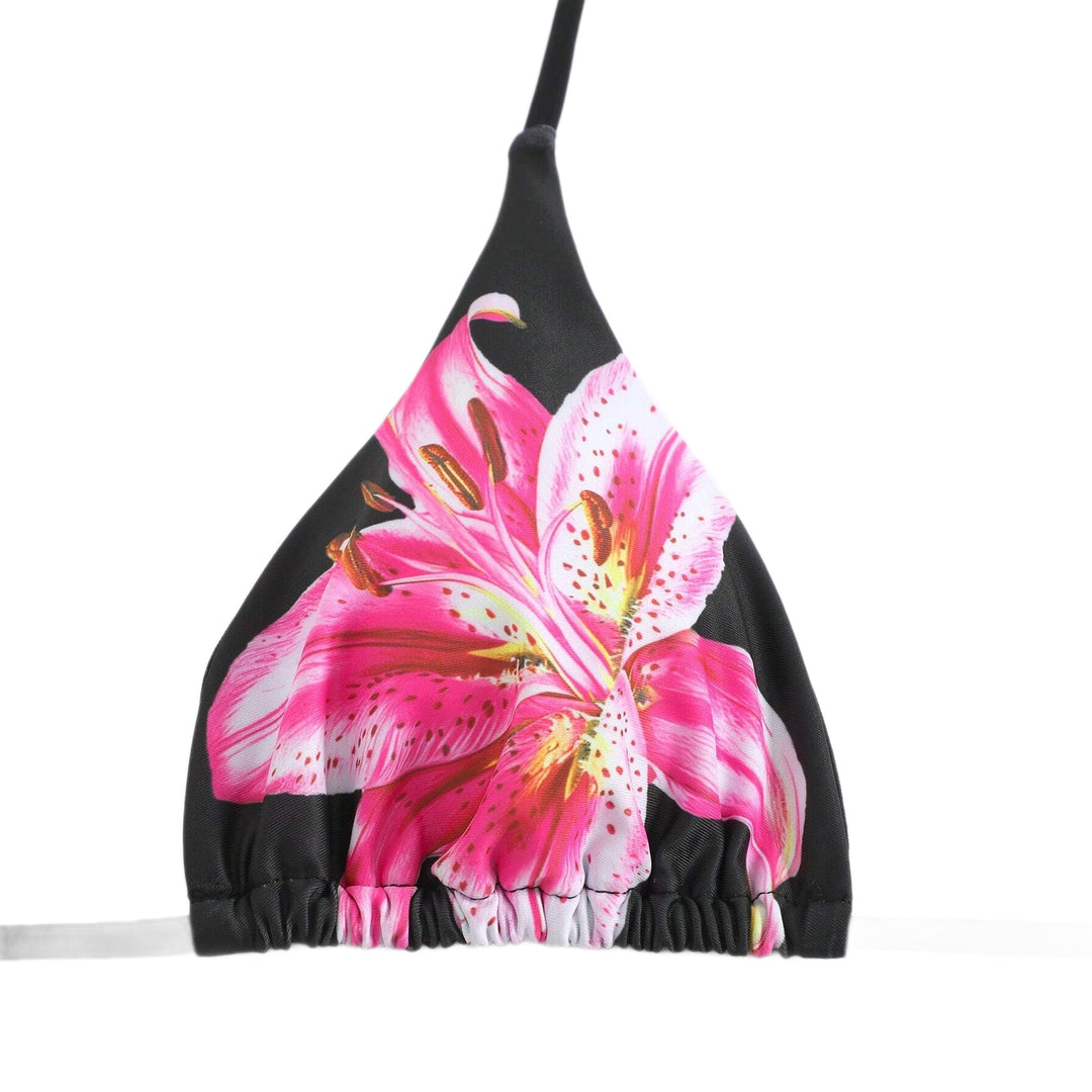 Women's bikini set with floral wrap skirt StylebySassy