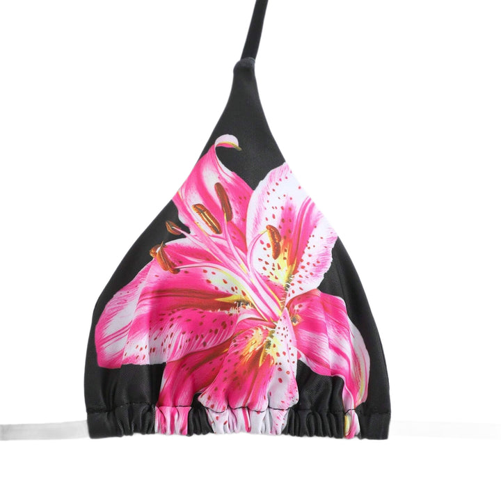Women's bikini set with floral wrap skirt StylebySassy