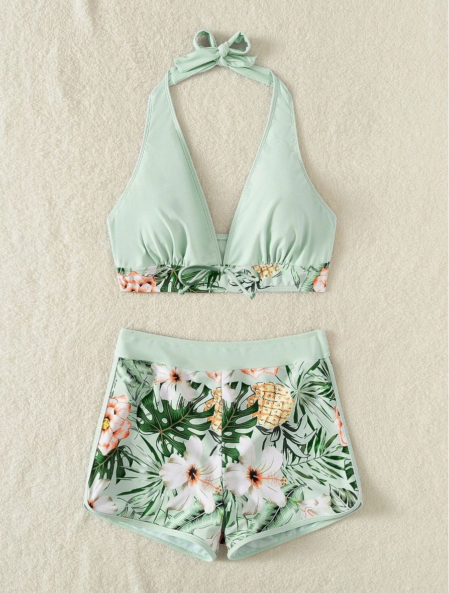 Women's Sporty Bikini Set with Concealed Belly StylebySassy