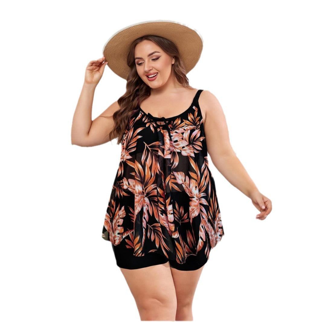 Women's Leisure Swim Outfit with Flowing Cut StylebySassy