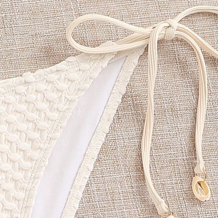 Women's Bandeau Bikini with Elastic Ties StylebySassy