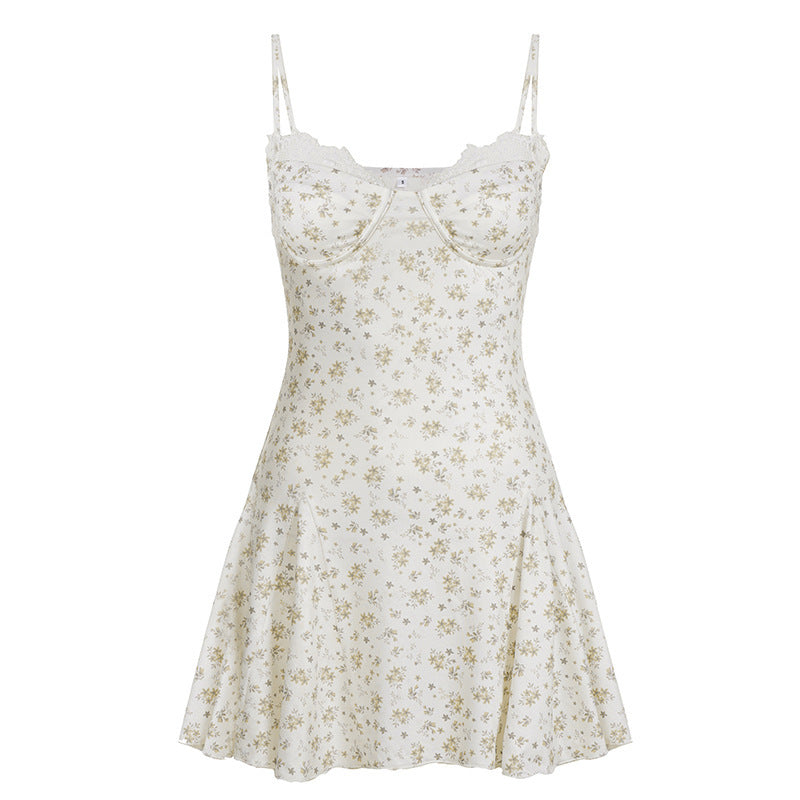 Women's flower dress with delicate lace StylebySassy