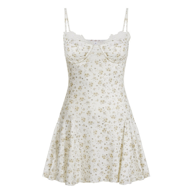 Women's flower dress with delicate lace StylebySassy