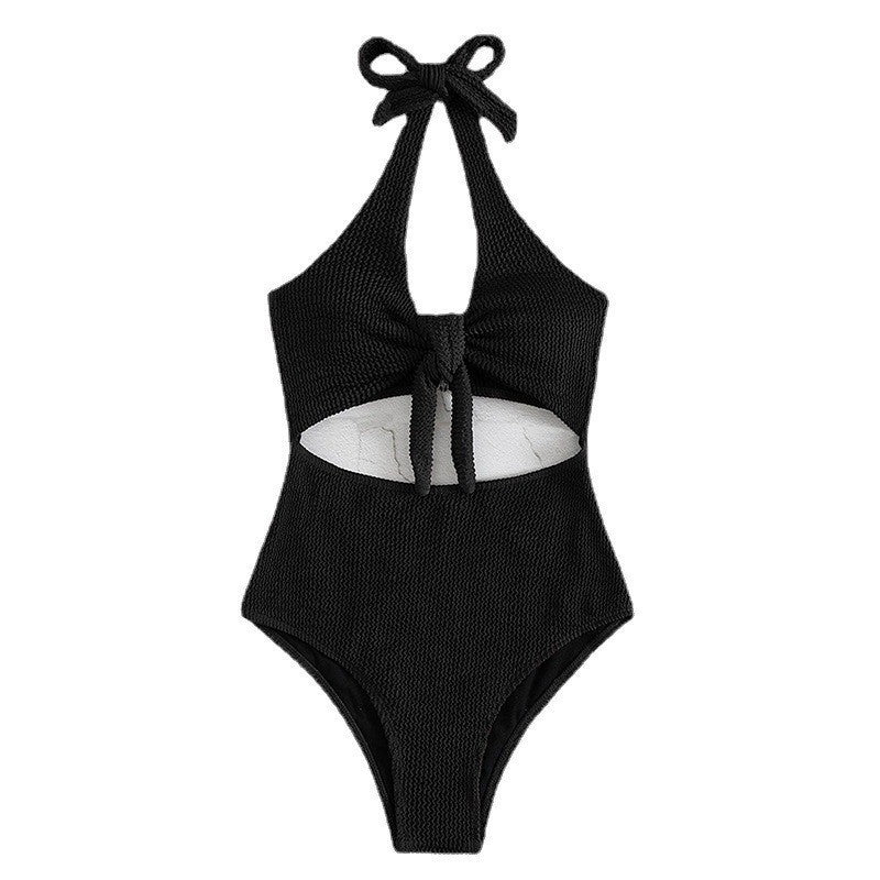 Women's One-Piece Swimsuit with Innovative Wrap Detail StylebySassy