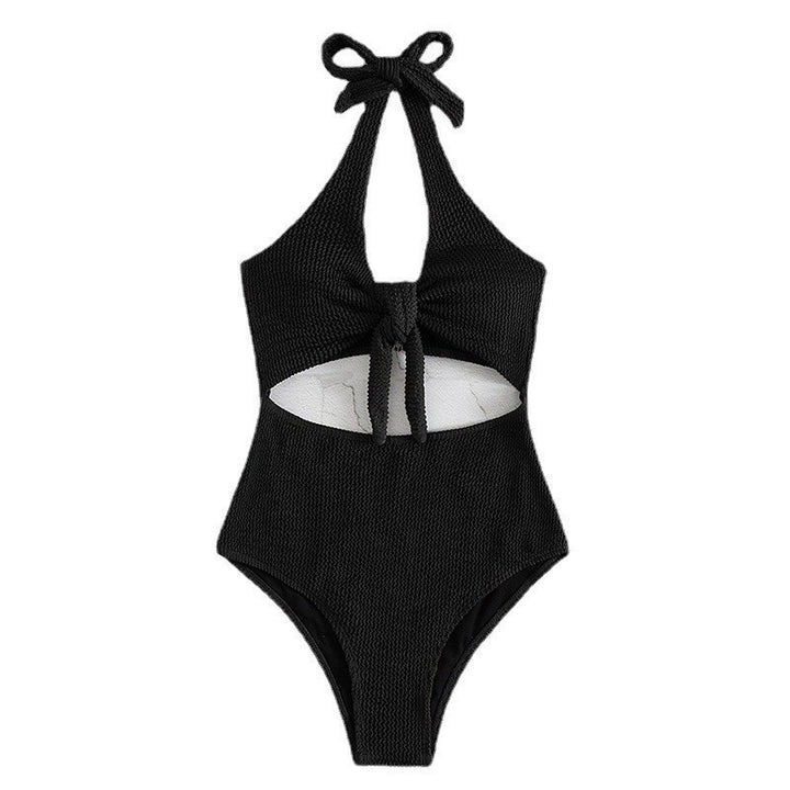Women's One-Piece Swimsuit with Innovative Wrap Detail StylebySassy