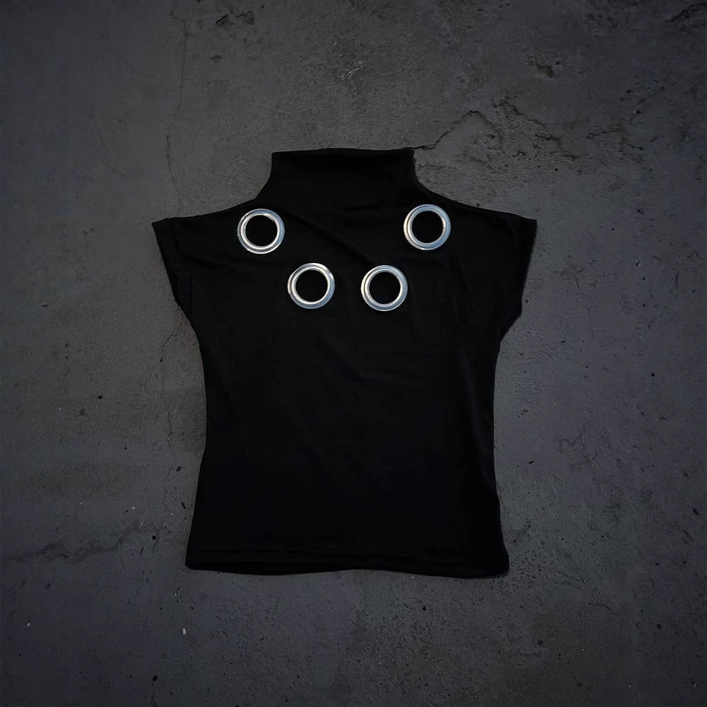 Women's T-Shirt with unique eyelets StylebySassy