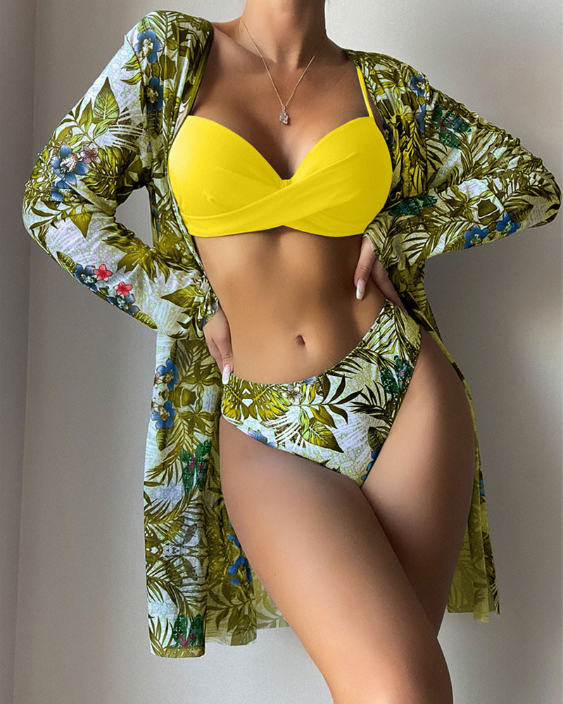 Women's Beach Cover-Up with Floral Pattern StylebySassy