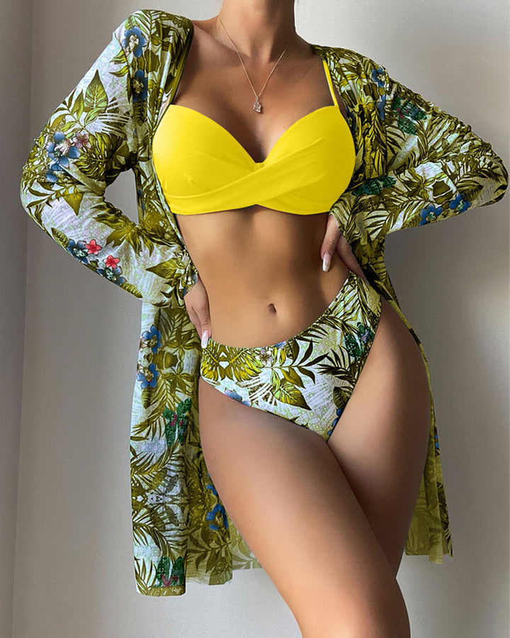 Women's Beach Cover-Up with Floral Pattern StylebySassy