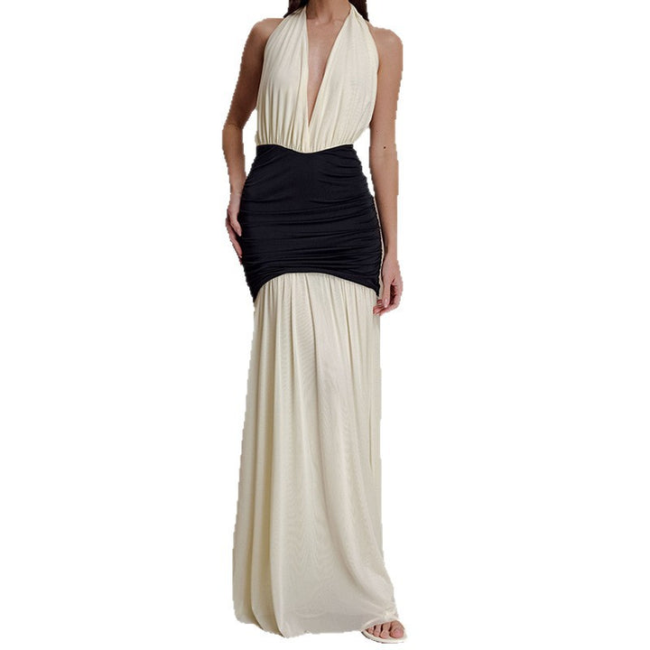Women Elegant Maxi Dress with sophisticated wrap top StylebySassy
