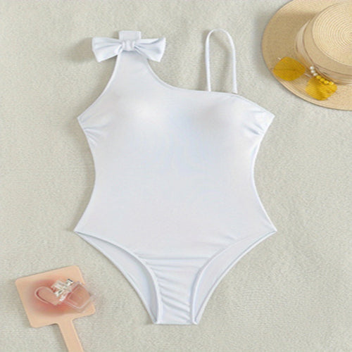 Women's one-sided swimsuit with playful bow detail StylebySassy