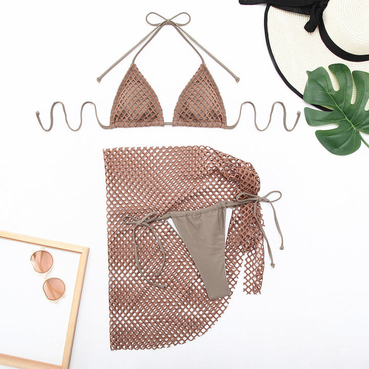 Women Mesh Pattern Bikini Set StylebySassy