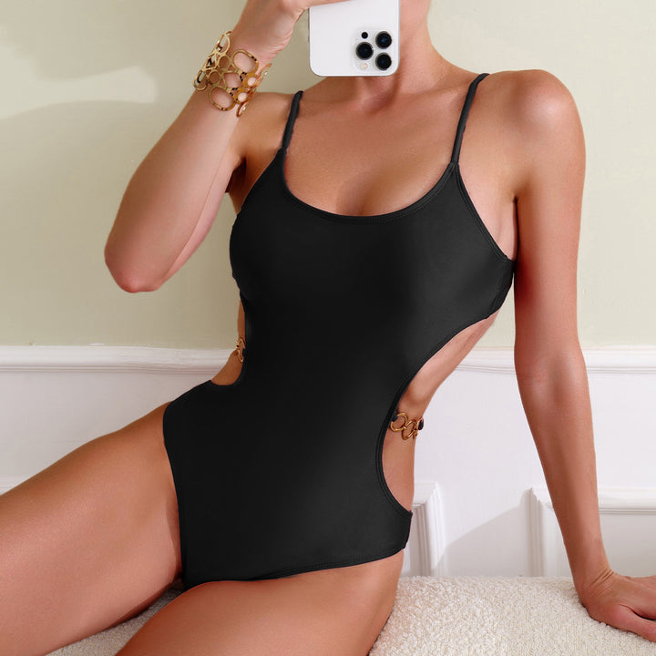 Women's One-Piece Swimsuit with Elegant Cut-Out Design StylebySassy