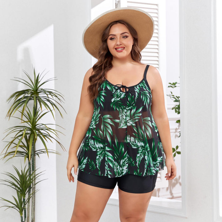 Women’s beach dress with floral design and elastic waistband StylebySassy