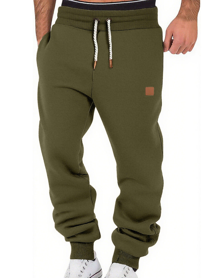 Men's comfortable jogging pants made of high-quality cotton blend with elastic waistband, drawstring, and cuffs StylebySassy