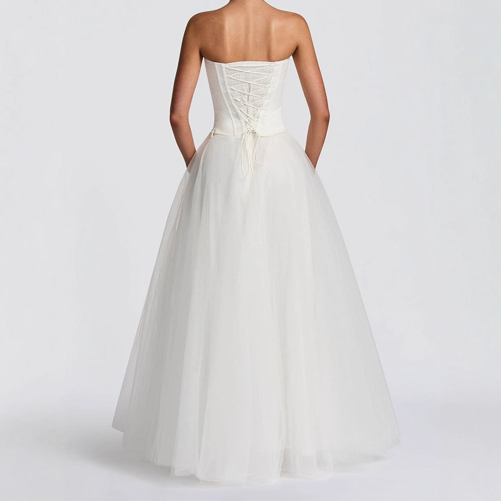 Ladies Carefully Designed Wedding Dress StylebySassy