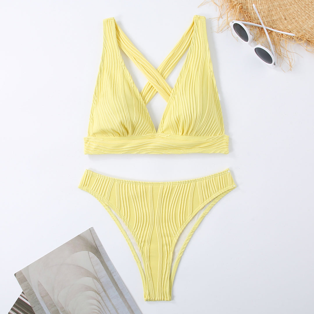 Ladies Refined Triangle Bikini Set StylebySassy
