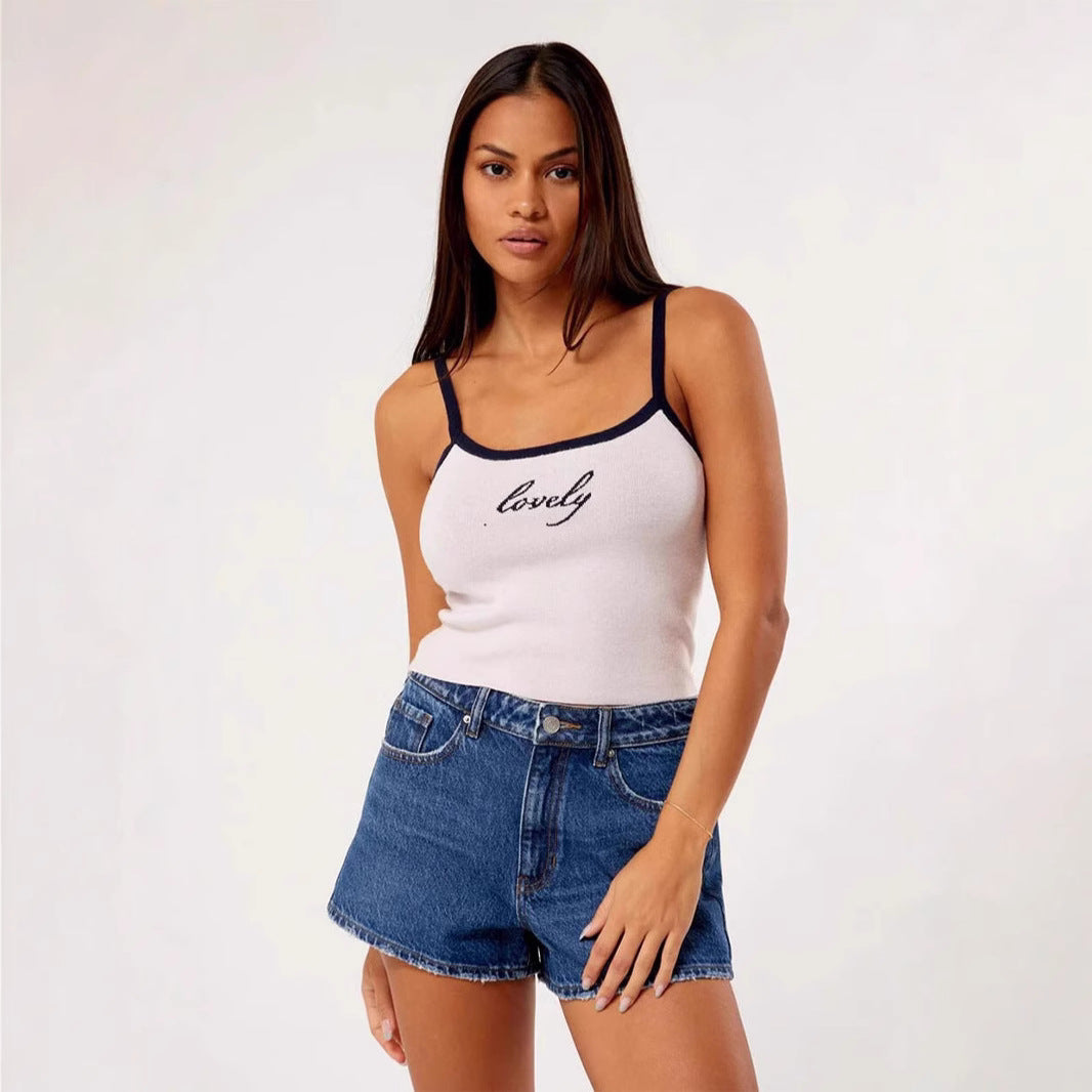 Women's Fitted Crop Top with Elegant Print StylebySassy