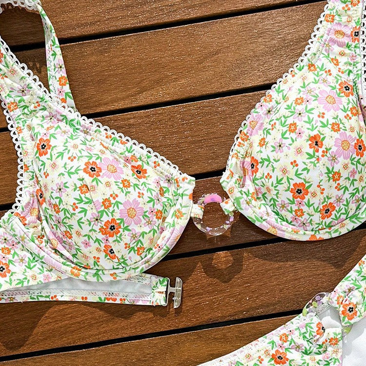 Women's Floral Print Bikini Set StylebySassy