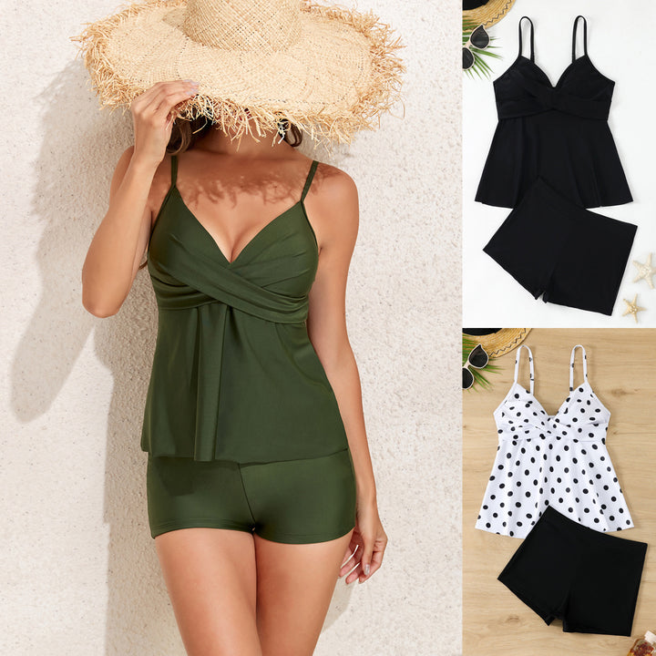 Ladies swimsuit with skirt and shorts StylebySassy