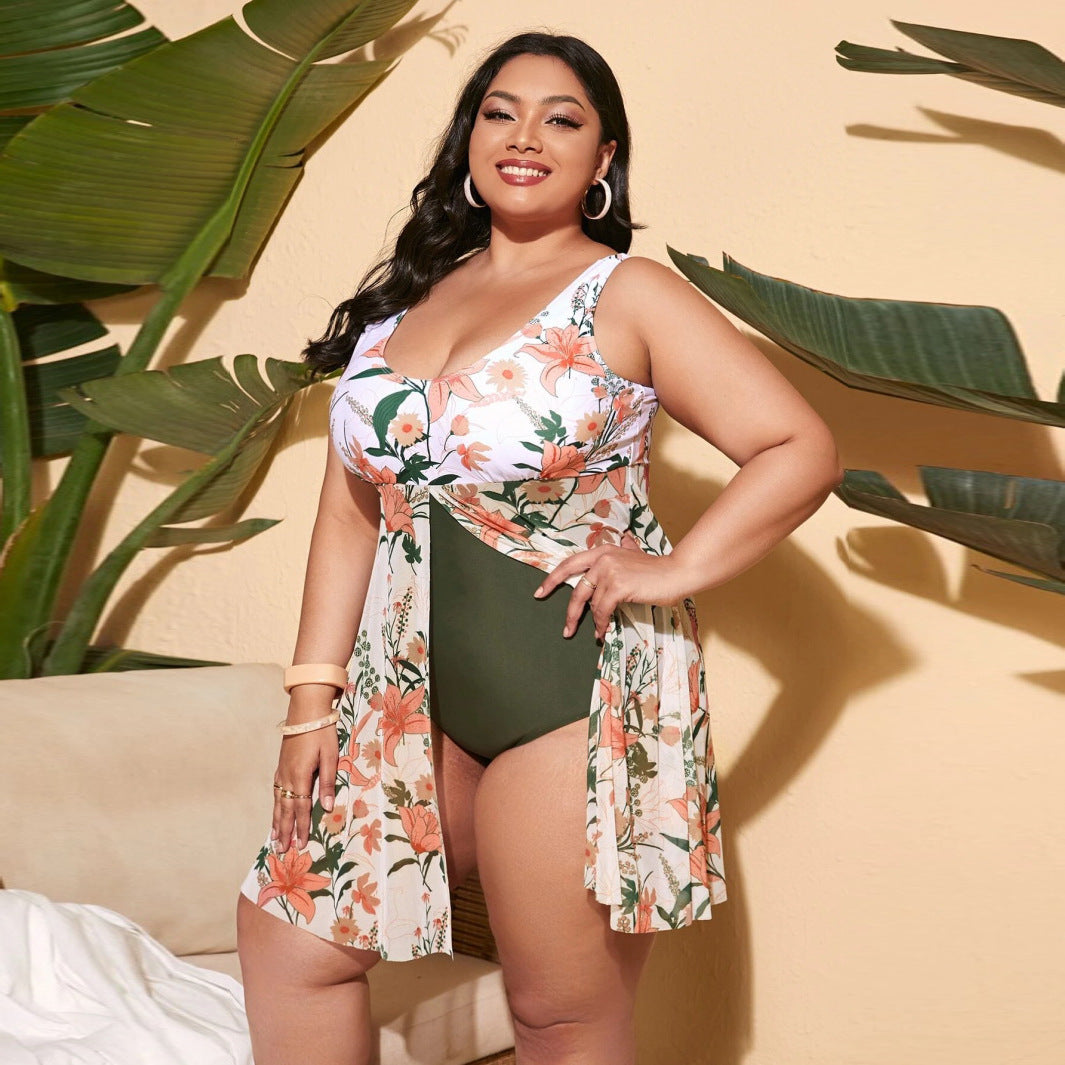 Women Beach Dress with Floral Design StylebySassy