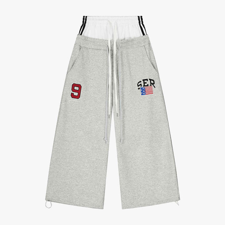 Women's Stylish Sweatpants with Loose Fit and Sport Stripes