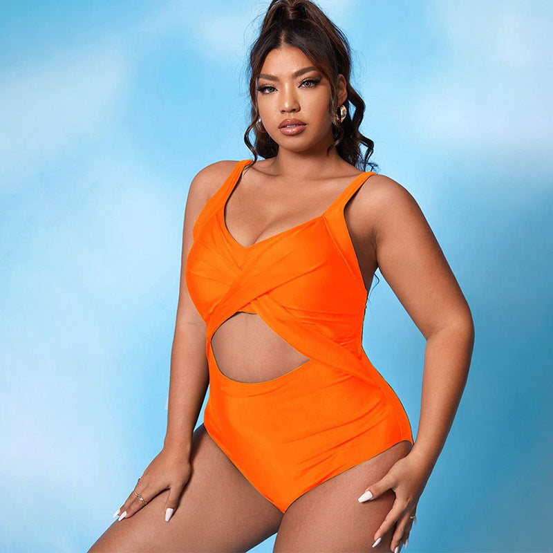 Women's One-Piece Swimsuit with Innovative Cut-Out Design StylebySassy