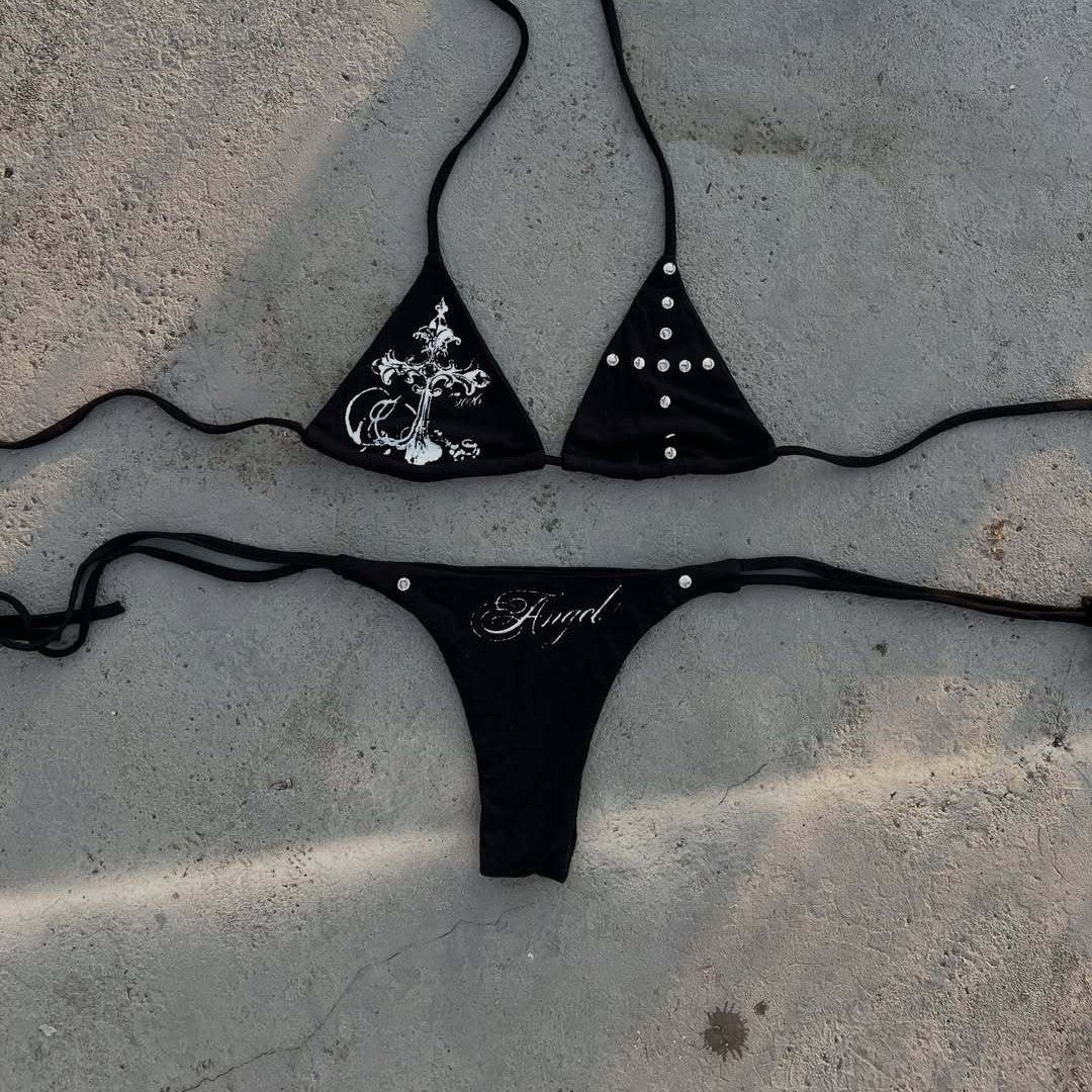 Women's bikini set with elaborate details and unique accents StylebySassy