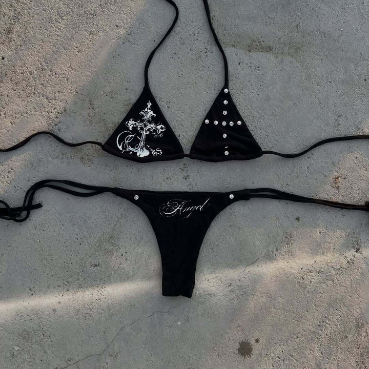 Women's bikini set with elaborate details and unique accents StylebySassy