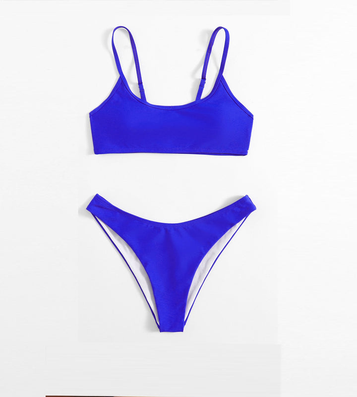 Women's bikini set with minimalist design and adjustable straps StylebySassy