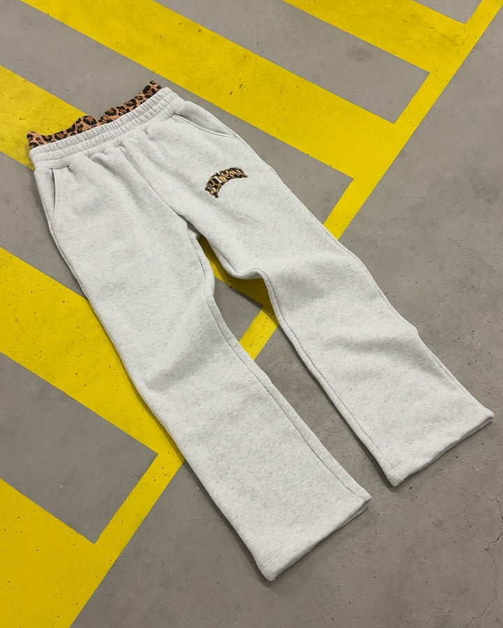Women's comfortable joggers with flared leg design, elastic Leo waistband, and side pockets StylebySassy