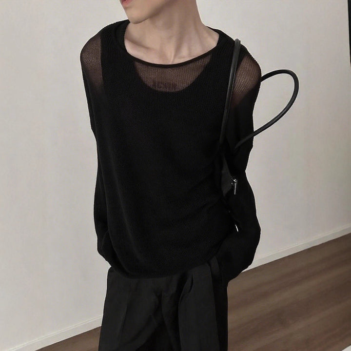 Ladies fall loose long sleeve fine knit shirt with fine ribbed pattern and round neck StylebySassy
