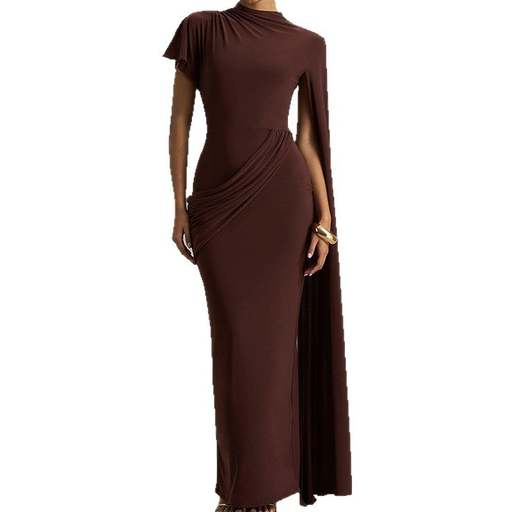 Women Elegant Dress with Unique Draping Design StylebySassy