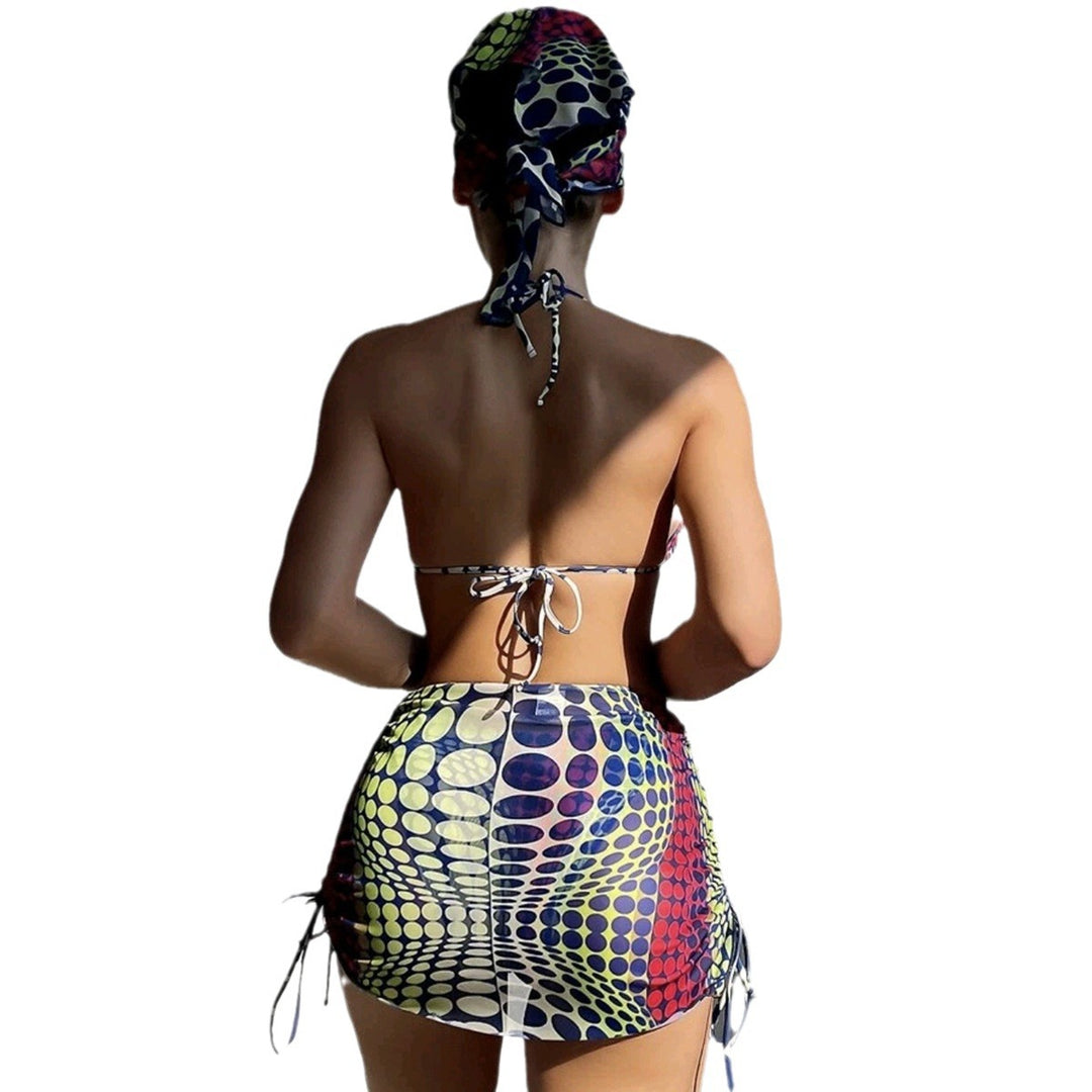 Women's Triangle Bikini with Skirt StylebySassy