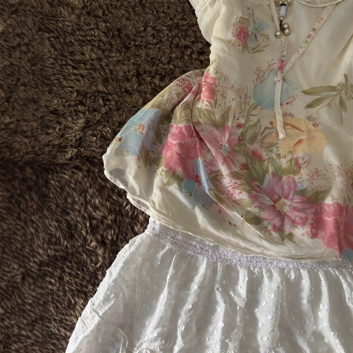 Women Playful Flower Top StylebySassy