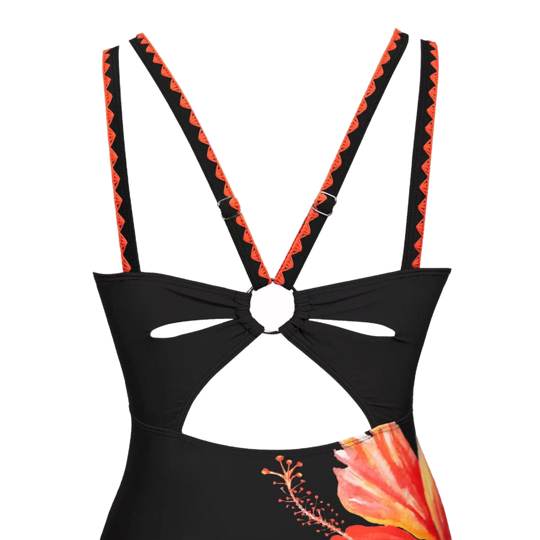 Ladies Elegant Jumpsuit with Floral Accents StylebySassy